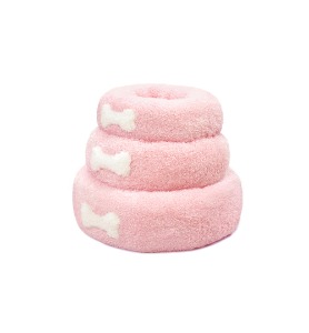 아페토 강아지 고양이 오리지널 도넛 방석 핑크 XL