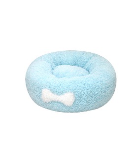 아페토 강아지 고양이 오리지널 도넛 방석 블루 XL