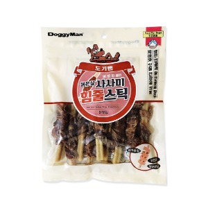 도기맨 영양만점 강아지 사사미 핫도그 껌 간식 붉은살 사사미 힘줄스틱 9P