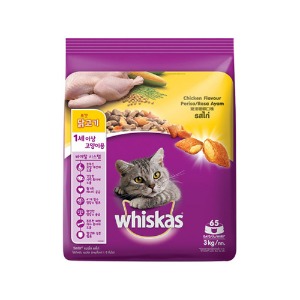 위스카스 캣 포켓 고양이 사료 닭고기 1세이상 포켓 닭고기 3kg
